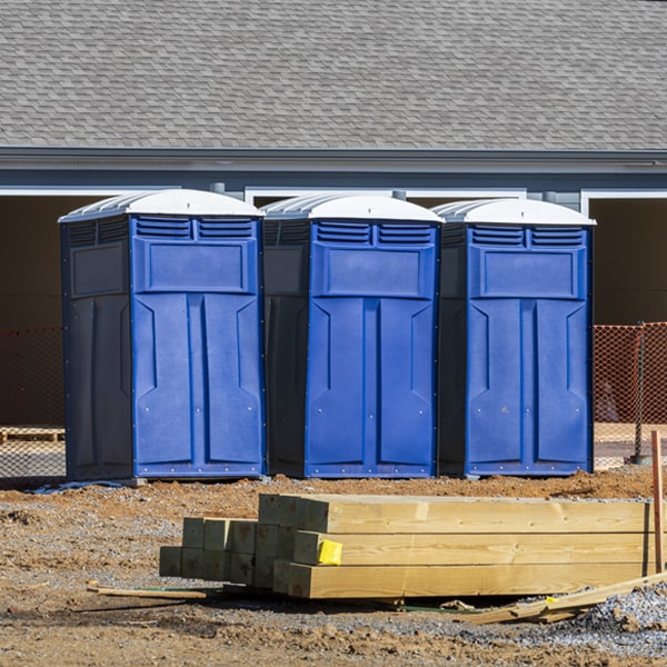 what is the expected delivery and pickup timeframe for the porta potties in Hebron KY